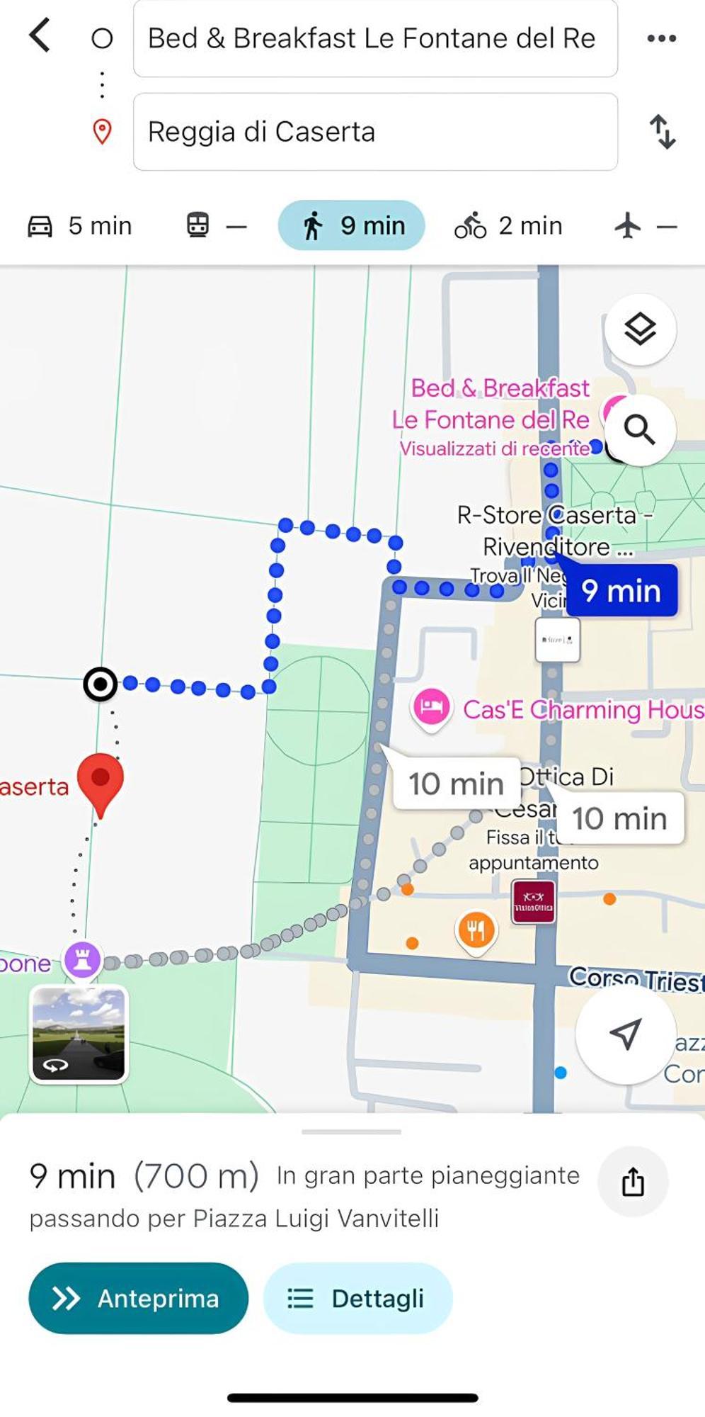 Bed and Breakfast Le Fontane Del Re Caserta Zewnętrze zdjęcie